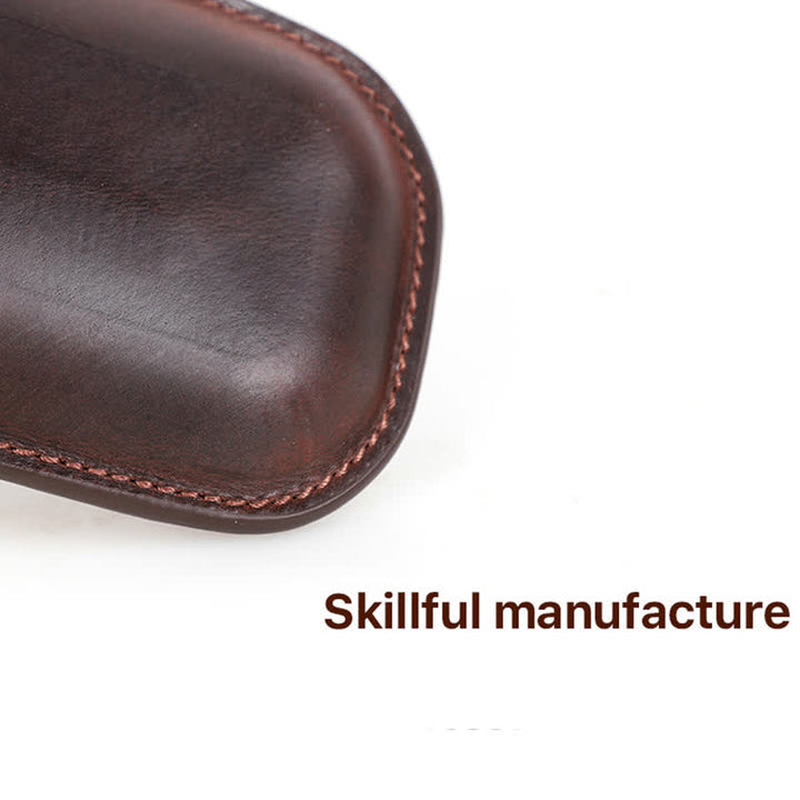 Custodia per sigari in pelle marrone portatile Humidor per sigari (per due sigari) - image 8