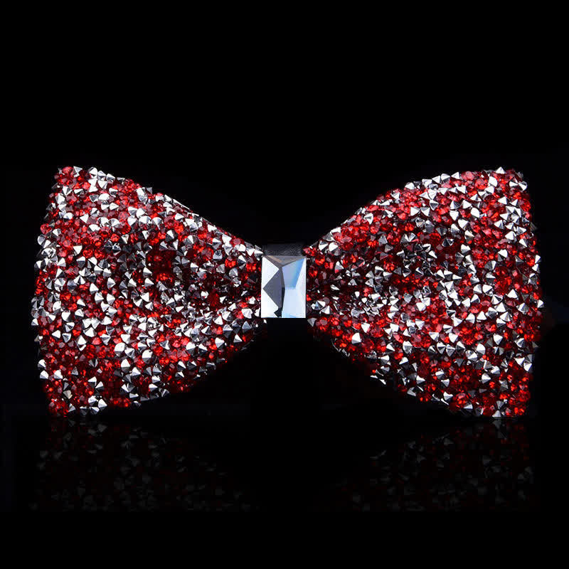 Papillon con strass di cristallo alla moda casual da uomo