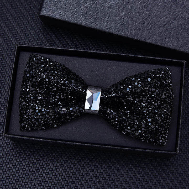 Papillon con strass di cristallo alla moda casual da uomo