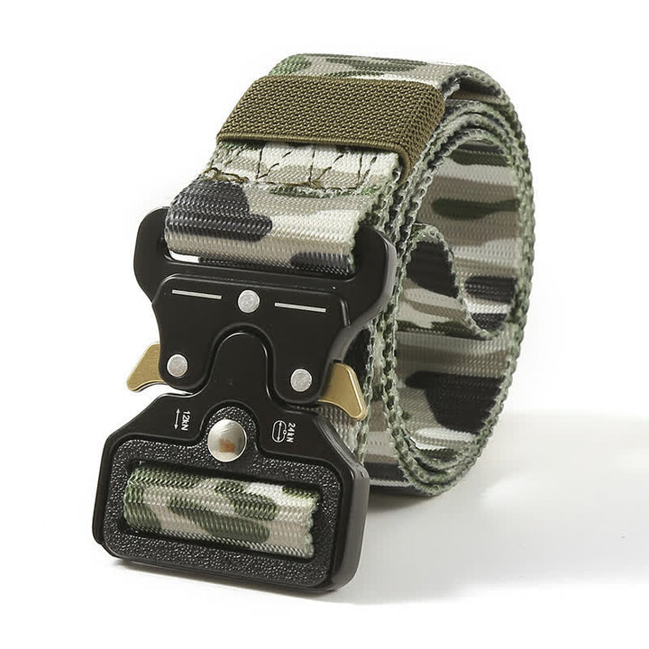 Cintura tattica con bottoni di rilascio resistenti da uomo - Verde chiaro - 48" - image 18