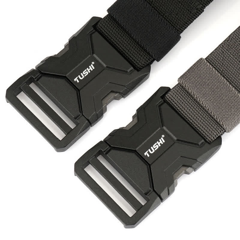 Cintura tattica elastica con fibbia a sgancio rapido semplice da uomo