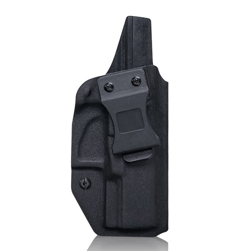 Borsa da cintura rigida nera con clip da cintura