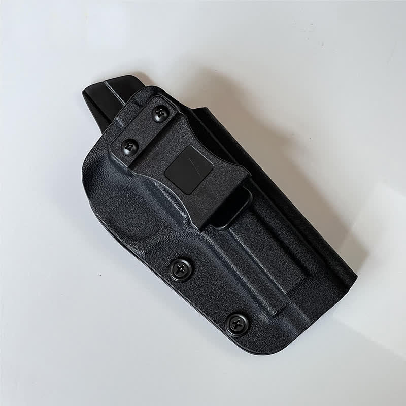 Borsa da cintura rigida nera con clip da cintura