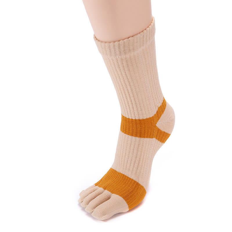 Calzini Five Fingers Crew da uomo con colori coordinati