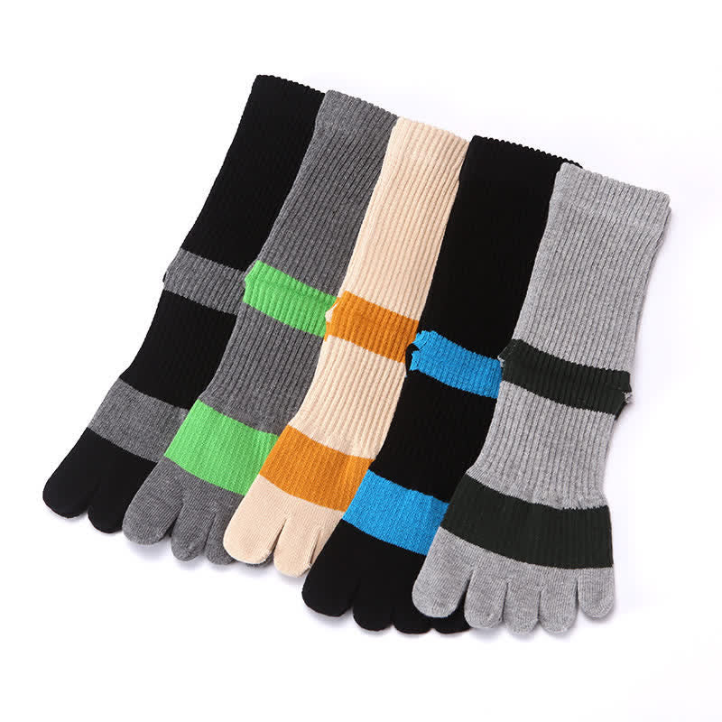 Calzini Five Fingers Crew da uomo con colori coordinati - image 1