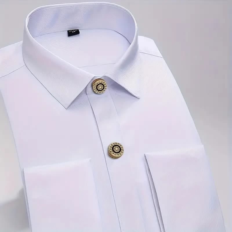 Set di gemelli da uomo con bottoni a pressione eleganti e originali, 1 paio - image 2