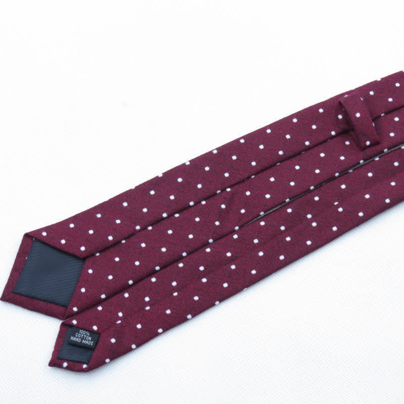 Set di 3 cravatte eleganti a pois da uomo - image 8