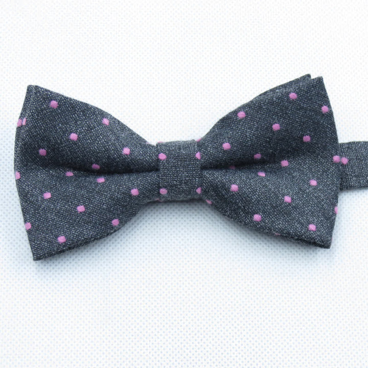 Set di 3 cravatte eleganti a pois da uomo - Grigio - Papillon - image 20