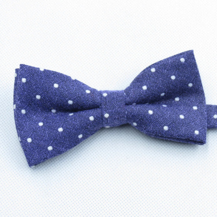 Set di 3 cravatte eleganti a pois da uomo - Viola - Papillon - image 31
