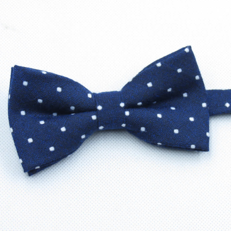 Set di 3 cravatte eleganti a pois da uomo - Marina - Papillon - image 15
