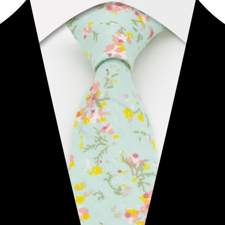 Set di 3 cravatte a farfalla in cotone con motivo Paisley da uomo