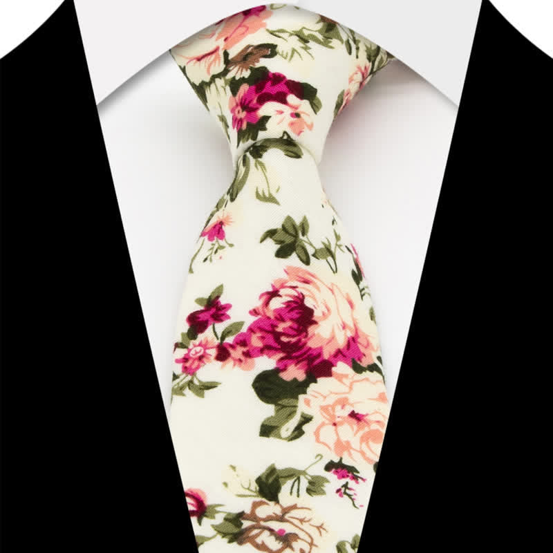 Set di 3 cravatte a farfalla in cotone con motivo Paisley da uomo