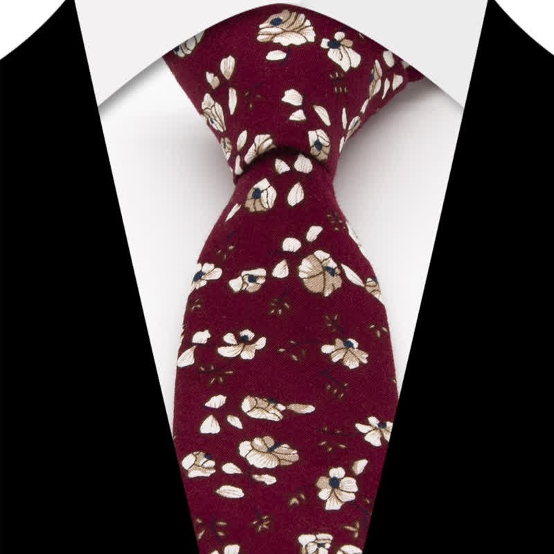 Set di 3 cravatte a farfalla in cotone con motivo Paisley da uomo