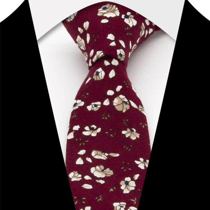 Set di 3 cravatte a farfalla in cotone con motivo Paisley da uomo