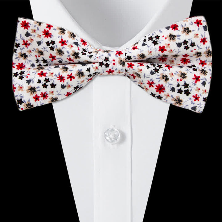 Set di 3 cravatte a farfalla in cotone con motivo Paisley da uomo - Stile n. 8 - Papillon - image 23