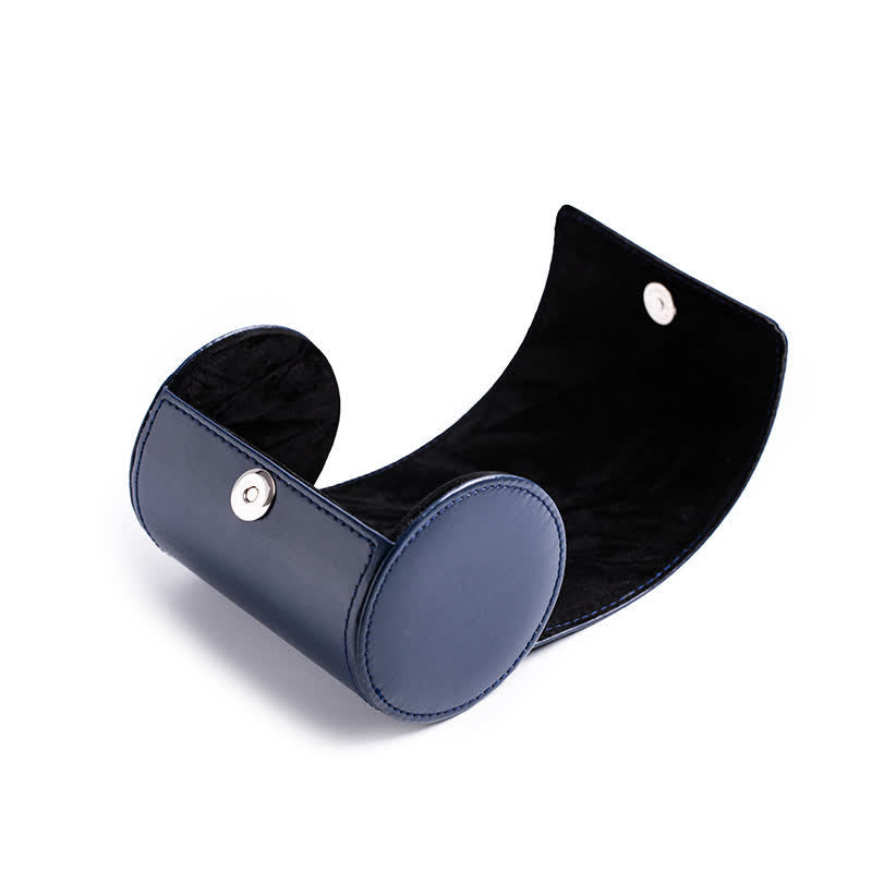 Scatola portaoggetti creativa con fibbia magnetica in pelle per cravatte