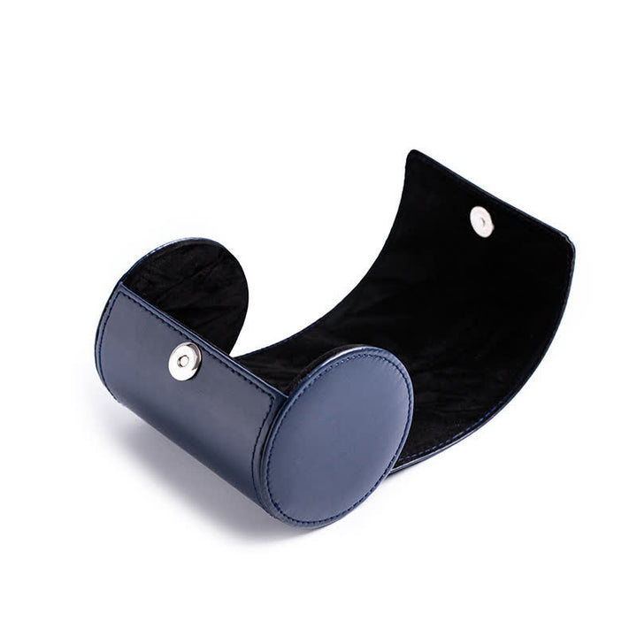 Scatola portaoggetti creativa con fibbia magnetica in pelle per cravatte