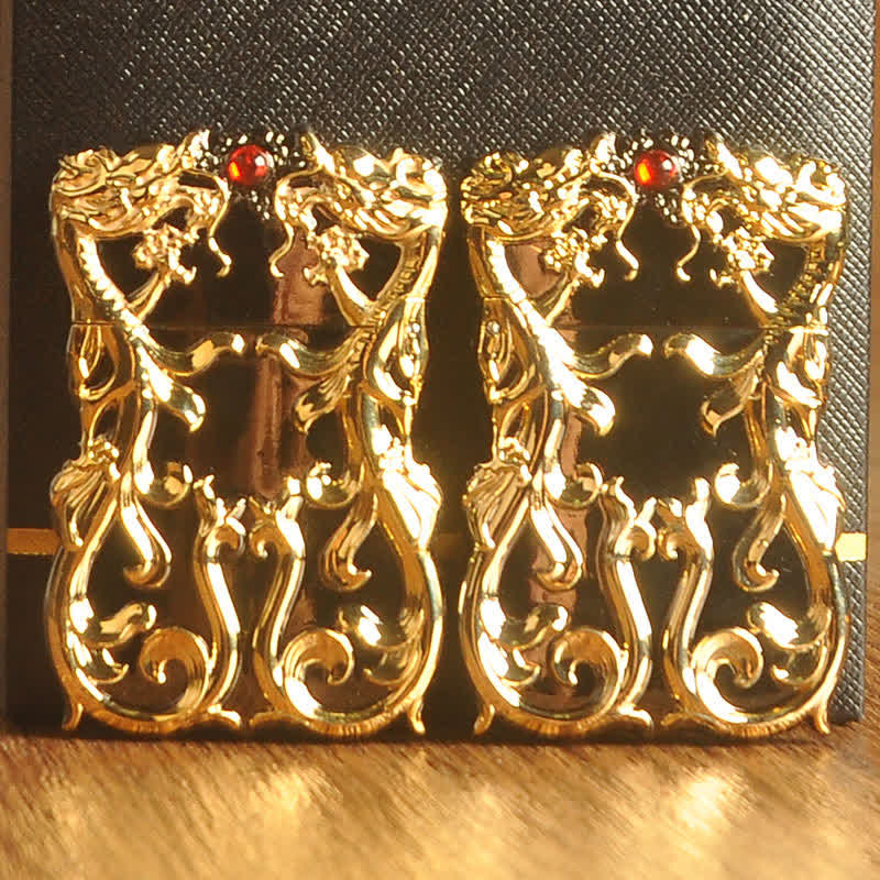 Accendino a cherosene ricaricabile Double Dragon Two Tone Color