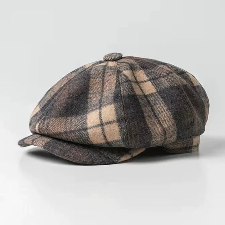 Cappello basco ottagonale da pittore e artista scozzese classico