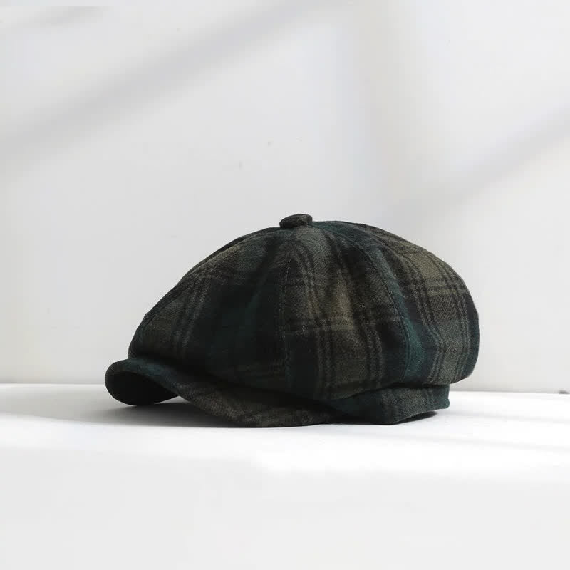 Cappello basco ottagonale da pittore e artista scozzese classico