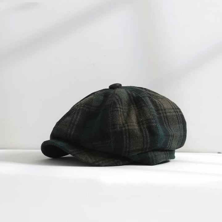 Cappello basco ottagonale da pittore e artista scozzese classico