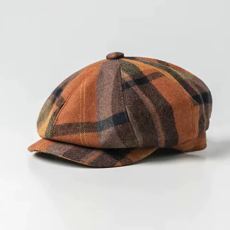 Cappello basco ottagonale da pittore e artista scozzese classico