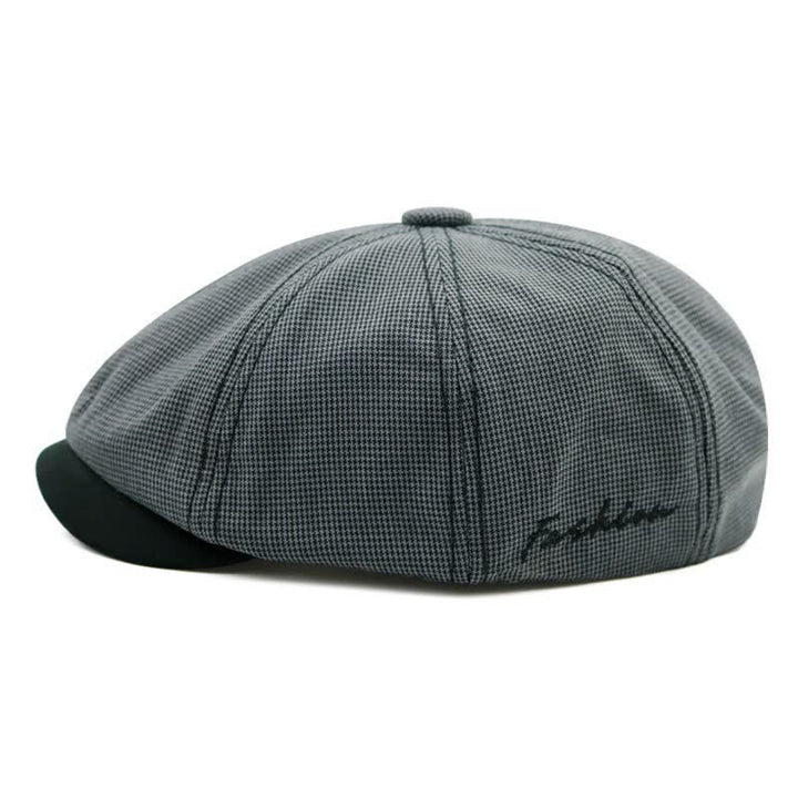 Cappello basco casual con patchwork pied de poule