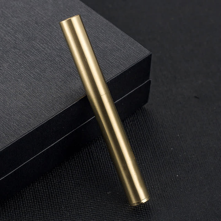 Accendino a cherosene ricaricabile pieghevole sottile cilindrico Nunchaku - Oro - image 1