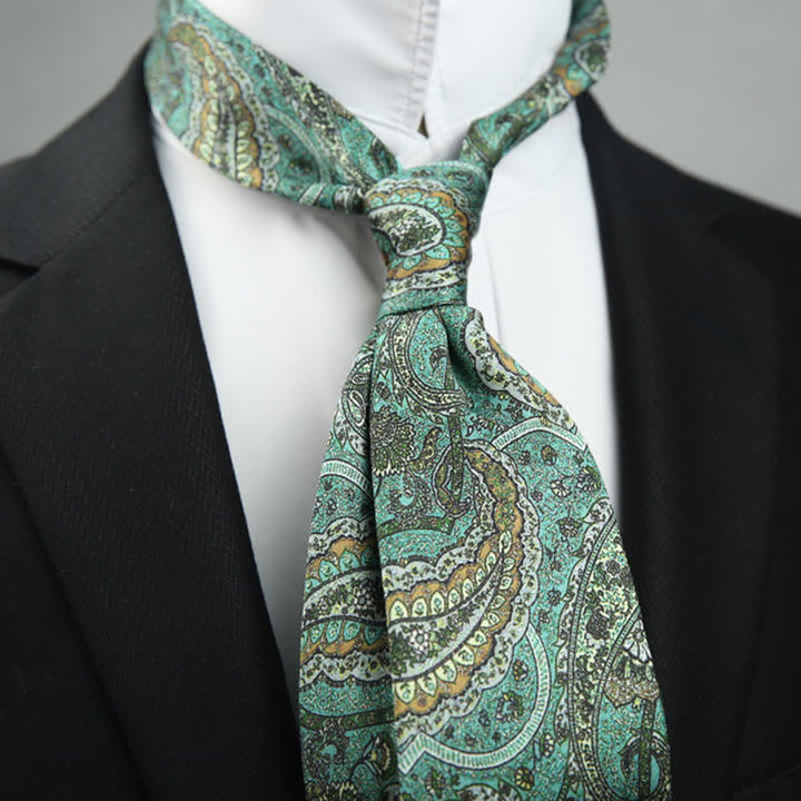Cravatta da sposa con stampa floreale Paisley Exotic Romance da uomo