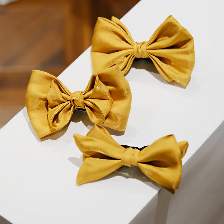 Papillon a punta oversize dalla forma unica Golden Life da uomo