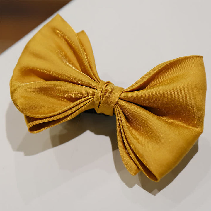 Papillon a punta oversize dalla forma unica Golden Life da uomo