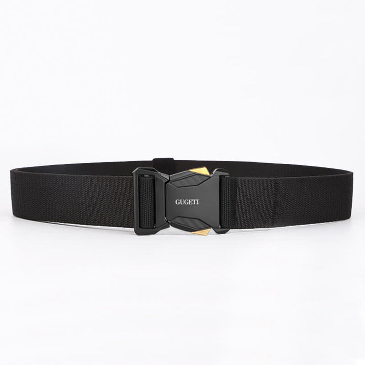 Cintura tattica da uomo Simple Sport nera in nylon a sgancio rapido - image 3