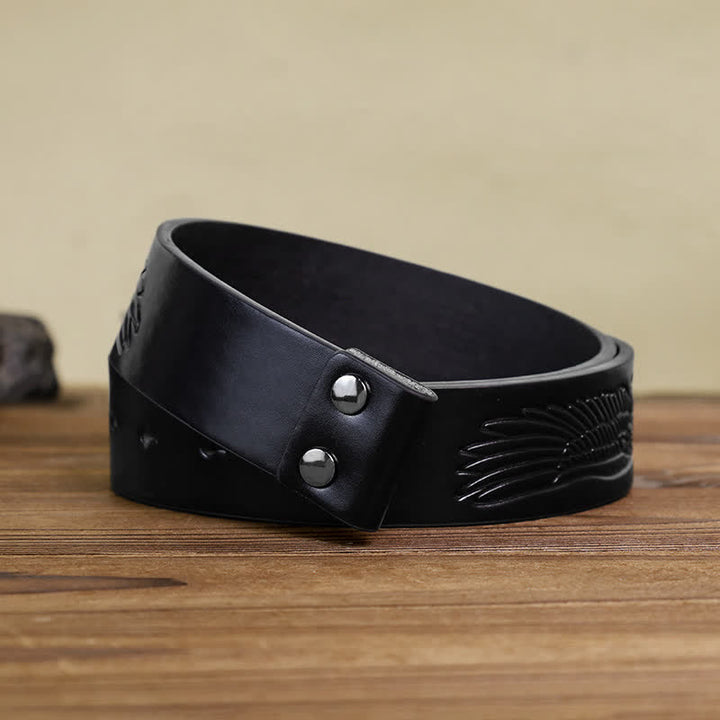 Set di anelli di capra con ciondolo a forma di corno di cervo, fibbia per cintura con coltello nascosto fai da te Rose