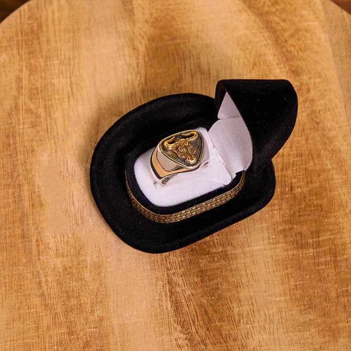 Set di ciondoli a forma di corno di bue con fibbia per cintura, coltello nascosto da poker fai da te