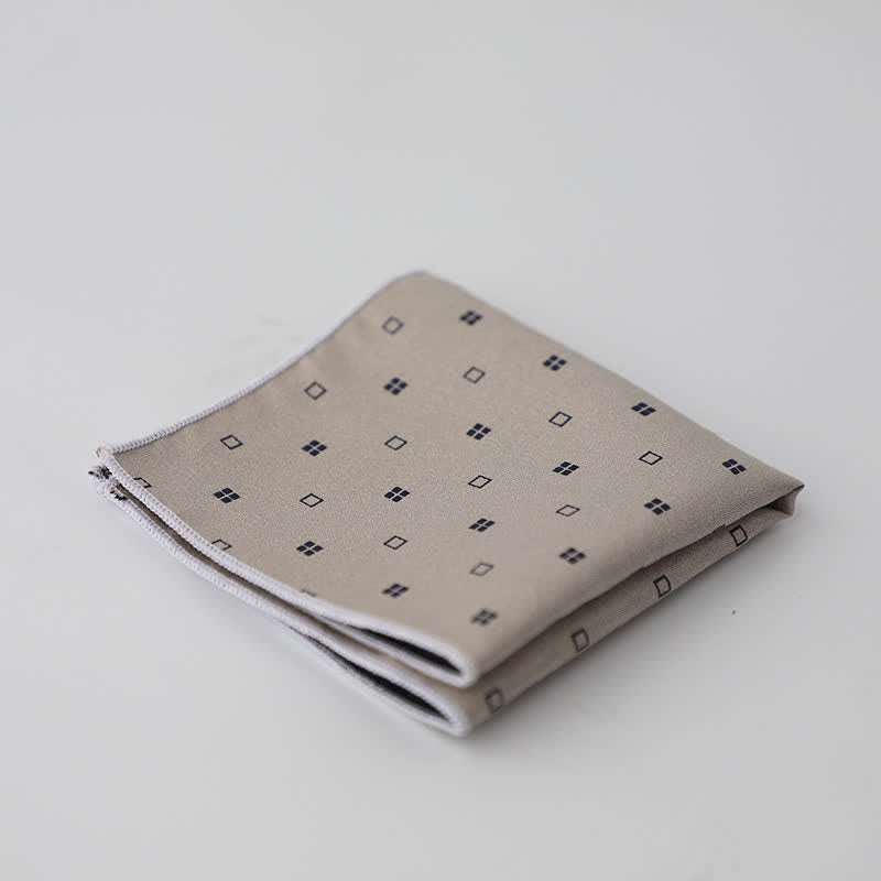 Fazzoletto da taschino con motivo floreale a foglie da uomo - Stile n. 9 - image 12