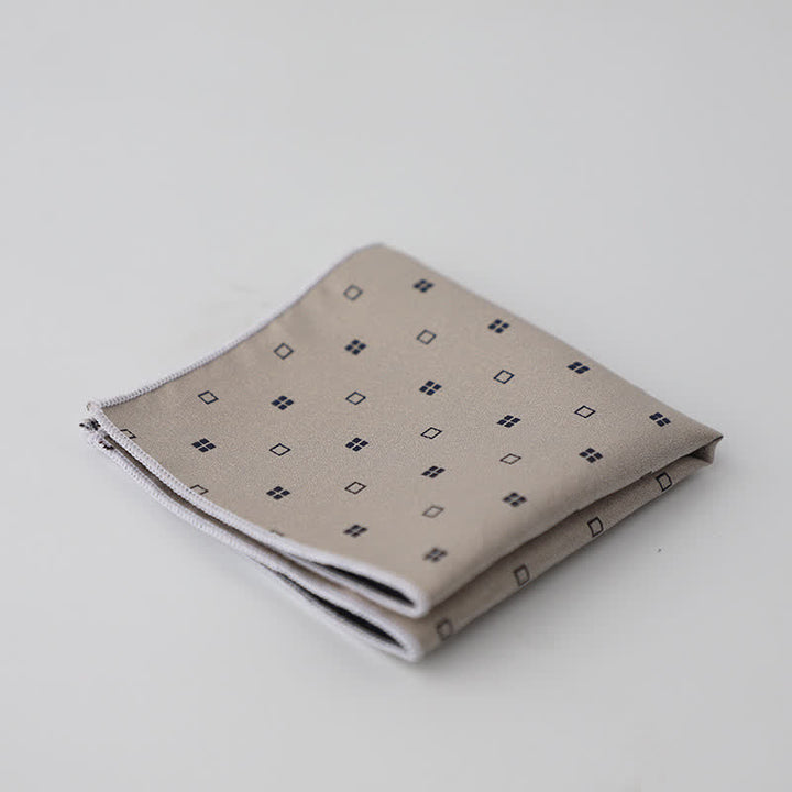Fazzoletto da taschino con motivo floreale a foglie da uomo - Stile n. 9 - image 12