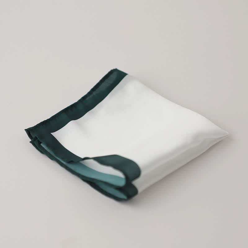 Fazzoletto bordo da taschino da uomo con bianco e colorato