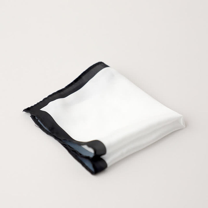 Fazzoletto bordo da taschino da uomo con bianco e colorato