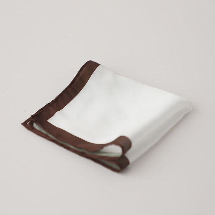 Fazzoletto bordo da taschino da uomo con bianco e colorato