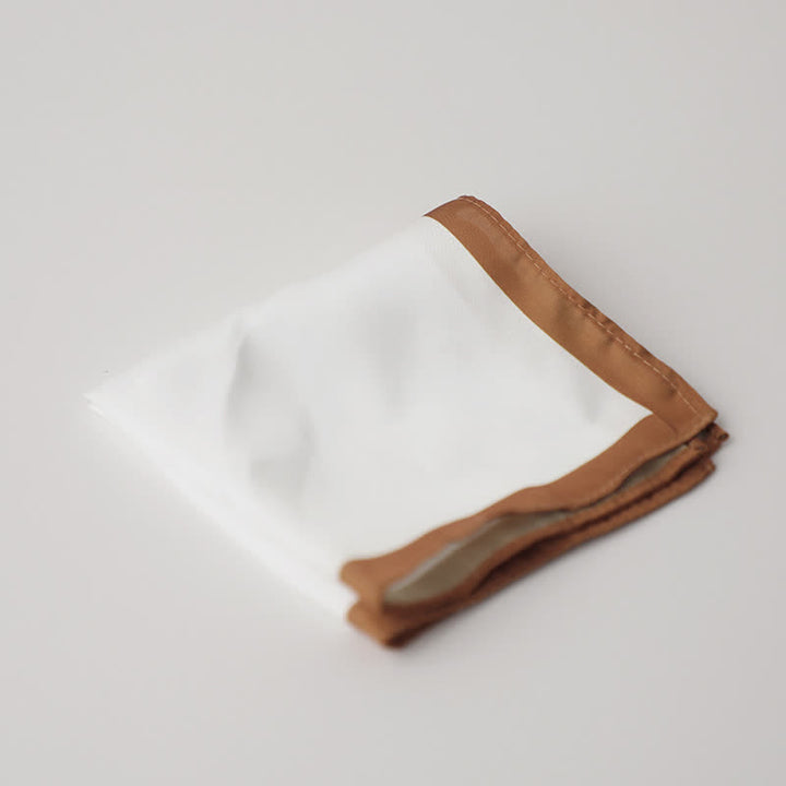 Fazzoletto bordo da taschino da uomo con bianco e colorato