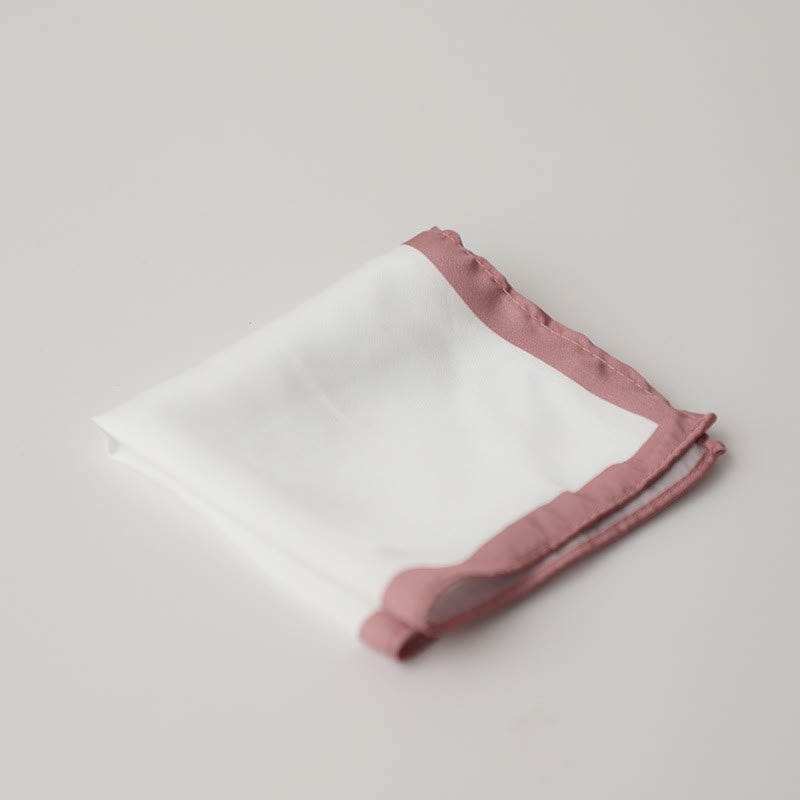 Fazzoletto bordo da taschino da uomo con bianco e colorato
