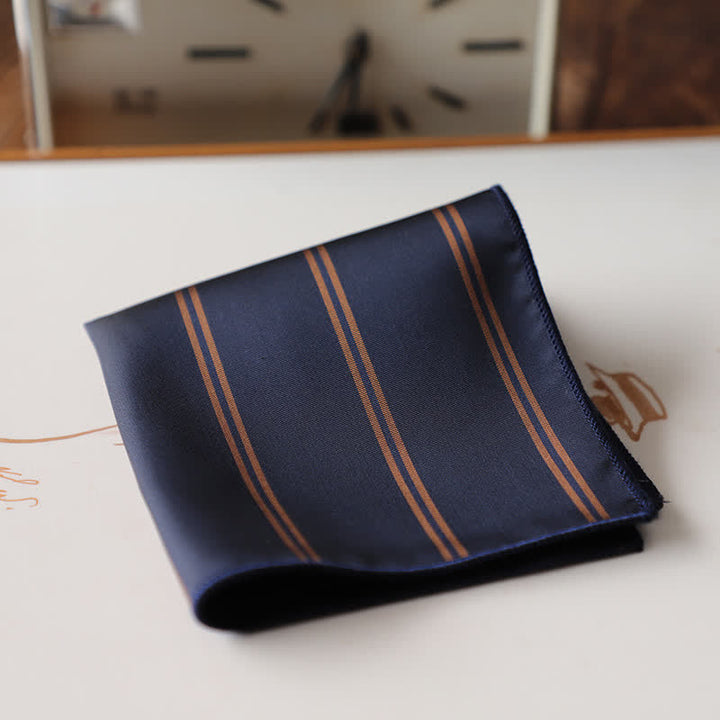 Fazzoletto da taschino elegante da uomo con motivo floreale retrò