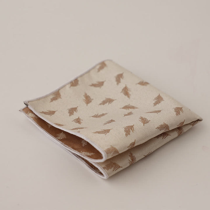 Fazzoletto da taschino a righe a pois da uomo