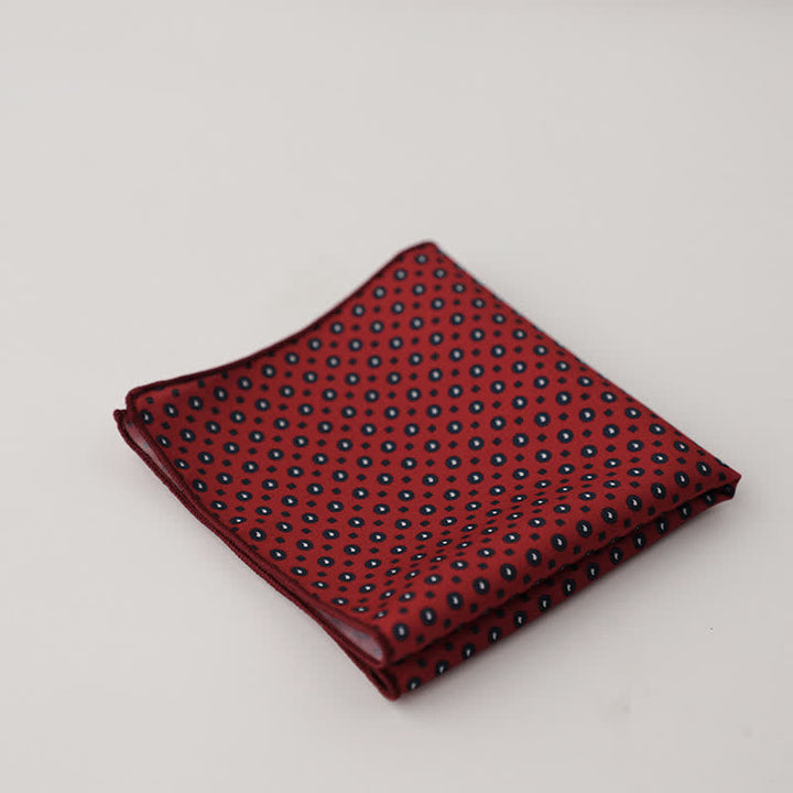 Fazzoletto da taschino con motivo geometrico astratto Fnacy da uomo - Stile #22 - image 25