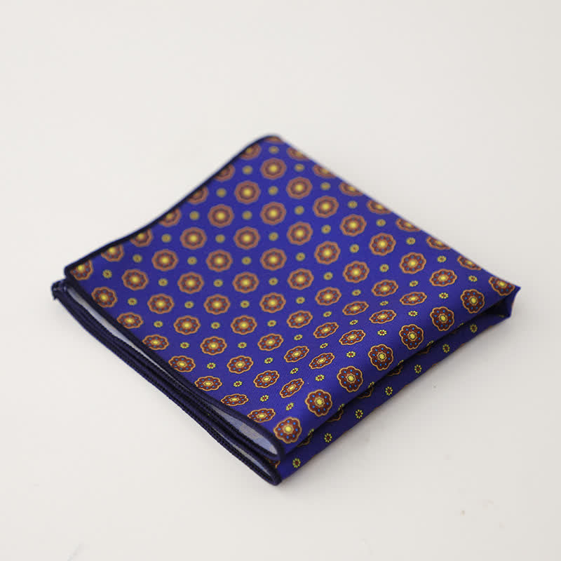 Fazzoletto da taschino con motivo geometrico astratto Fnacy da uomo - Stile #17 - image 20