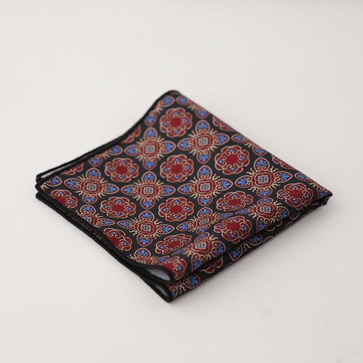 Fazzoletto da taschino con motivo geometrico astratto Fnacy da uomo - Stile n. 9 - image 12
