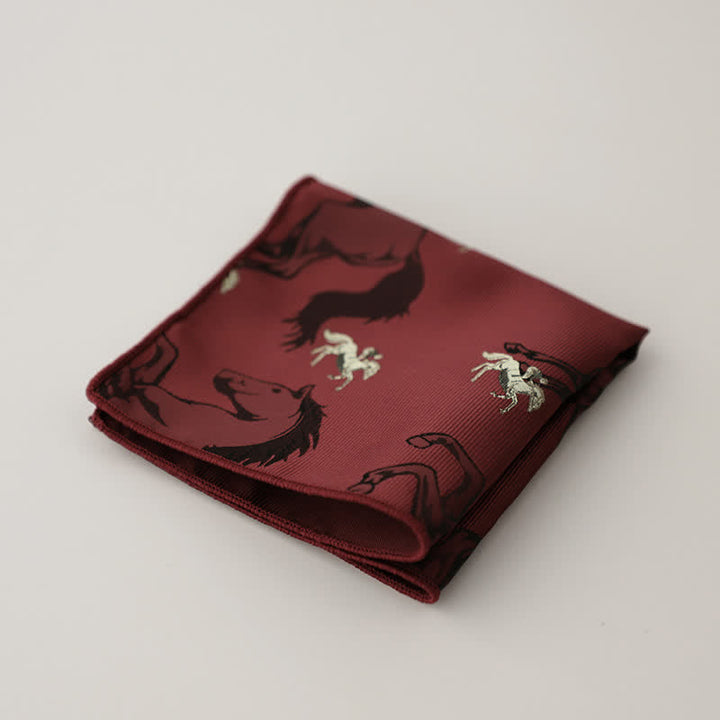 Fazzoletto da taschino jacquard con motivi floreali di lusso da uomo - Stile n. 6 - image 9