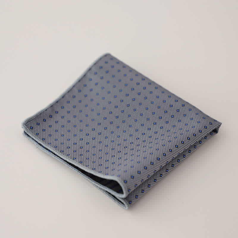 Fazzoletto da taschino jacquard con motivi floreali di lusso da uomo - Stile n. 8 - image 11