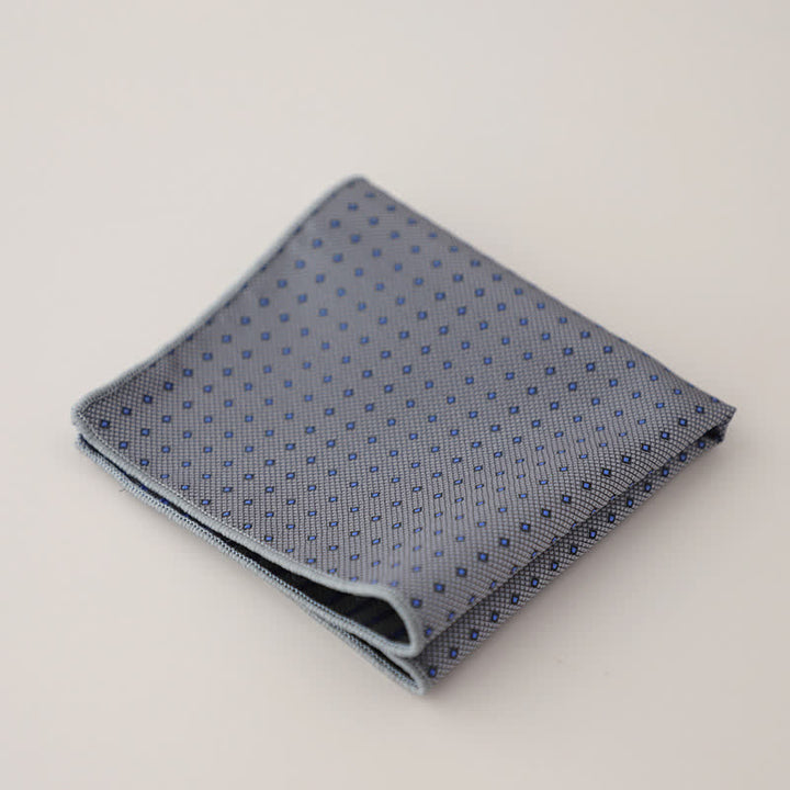 Fazzoletto da taschino jacquard con motivi floreali di lusso da uomo - Stile n. 8 - image 11