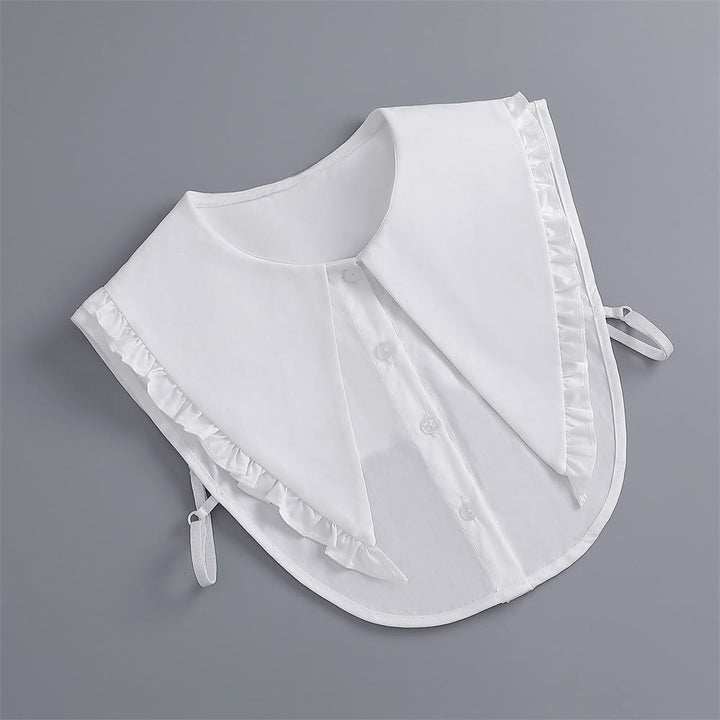 Camicia mezza staccabile con colletto falso e ampio risvolto